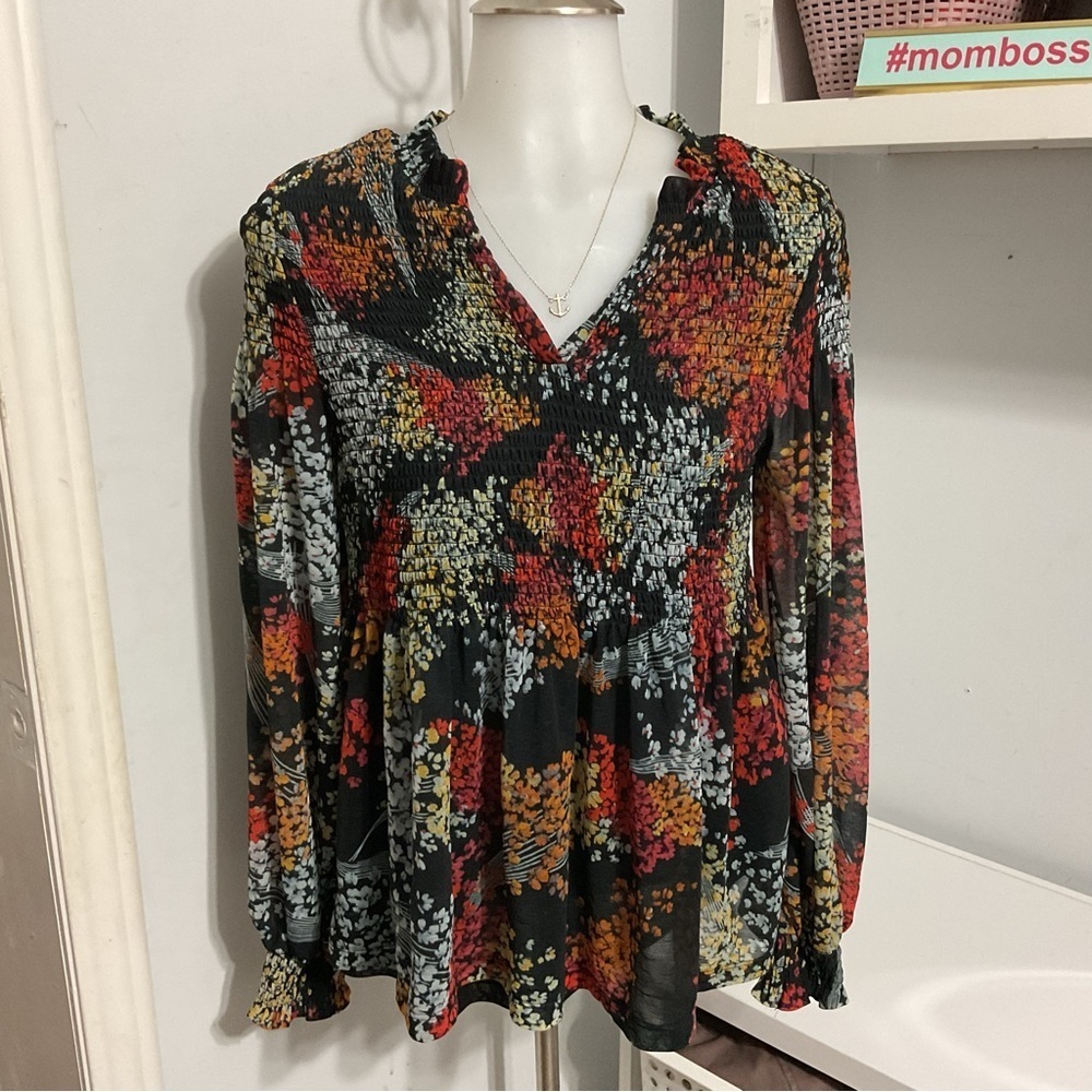 Anthropologie AKEMI + KIM Mesh Top Size XS